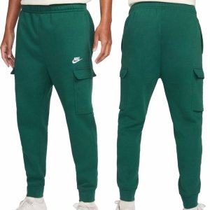 Nike dresowe spodnie męskie zielone