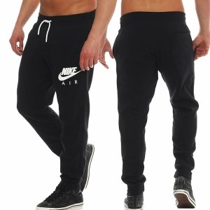 Nike dresowe spodnie sportowe męskie czarne
