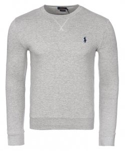 Bluza męska Ralph Lauren bawełniana szara