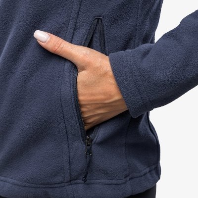 Columbia bluza damska rozpinana granatowa dresowa