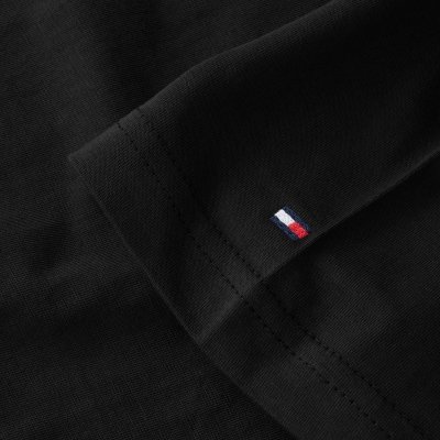 T-shirt Tommy Hilfiger koszulka męska z okrągłym dekoldem czarna