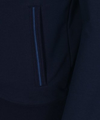 Komplet dresowy spodnie bluza Hugo Boss męski granatowy bluza ze stójką