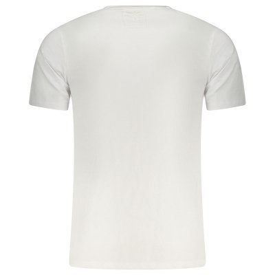 Aeronautica Militare t-shirt męski koszulka biały z dekoldem V