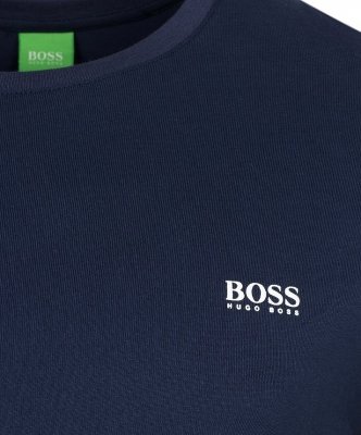 Hugo Boss longsleeve koszulka na długi rękaw męska granatowa