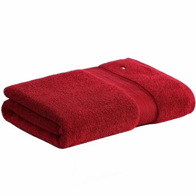 Zestaw ręcznik czerwony Tommy Hilfiger bawełniany 2 sztuki