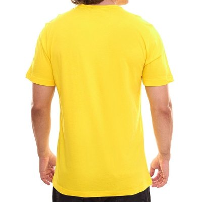 Puma t-shirt żółty koszulka męska na krótki rękaw logo na piersi