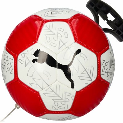 Piłka Puma sportowa nożna treningowa czerwono-biała
