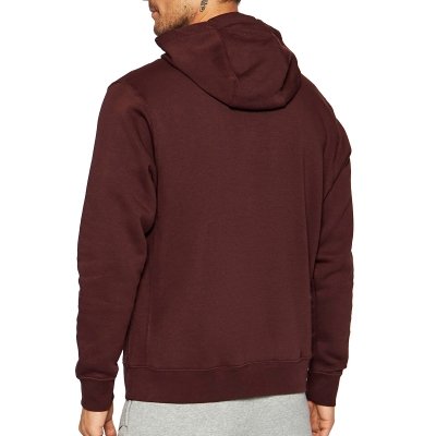 Nike bluza męska kangurka bordowa z nadrukiem