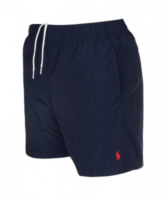 Spodenki Ralph Lauren szorty męskie granatowe małe logo