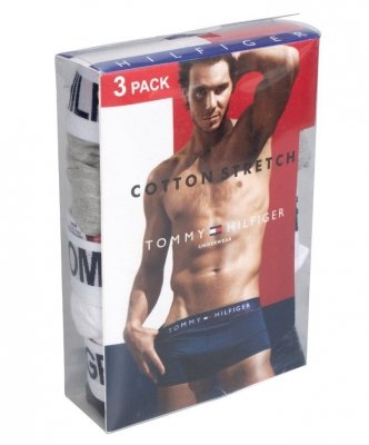 Bokserki Tommy Hilfiger majtki męskie 3 pary białe czarne i szare