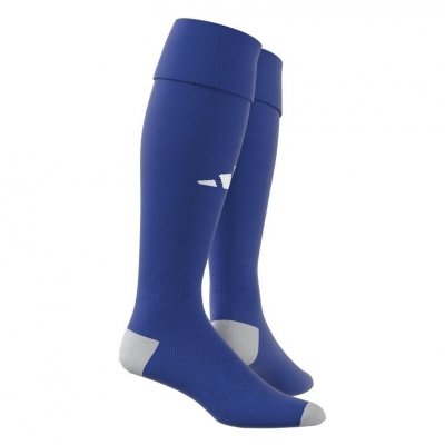Adidas długie skarpety piłkarskie Milano getry sportowe niebieskie