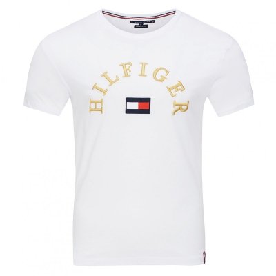 T-shirt Tommy Hilfiger koszulka męska z okrągłym dekoldem biała