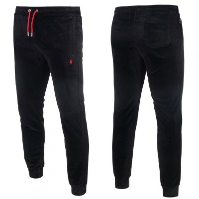 Spodnie męskie Ralph Lauren welurowe czarne