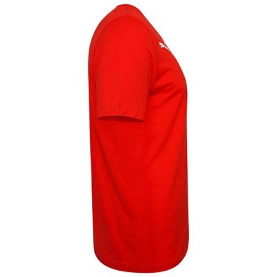 Puma t-shirt czerwony koszulka męska na krótki rękaw logo na piersi