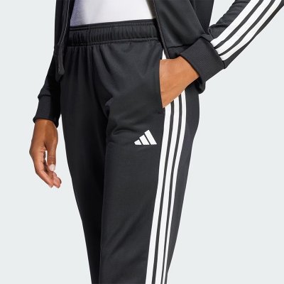 Adidas komplet dresowy czarny damski spodnie bluza 