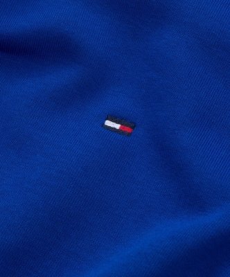 Bluza Tommy Hilfiger męska niebieska wkładana przez głowę bawełniana