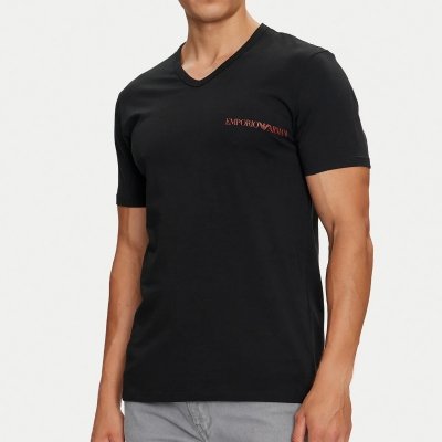 Emporio Armani t-shirt koszulka męska 2 sztuki czarne