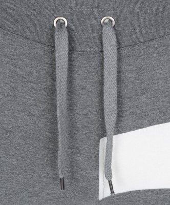 Komplet dresowy Emporio Armani EA7 bawełniany męski spodnie bluza ze stójką szary