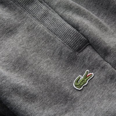 Spodnie męskie Lacoste szare bawełniane