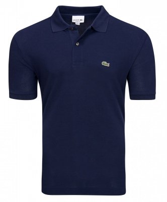 Polo polówka Lacoste męska granatowa z kołnierzykiem