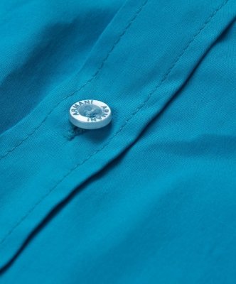 Koszula Armani Jeans turkusowa Slim Fit męska logo