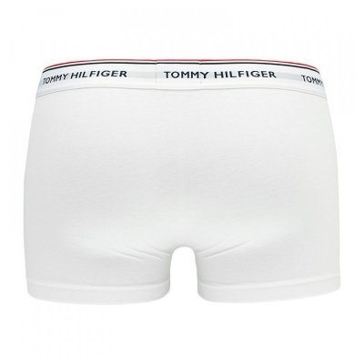 Bokserki Tommy Hilfiger majtki męskie 3 pary białe czerwone i granatowe