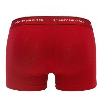 Bokserki Tommy Hilfiger majtki męskie 3 pary białe czerwone i granatowe