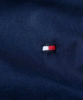 Koszula granatowa Tommy Hilfiger Slim Fit męska logo