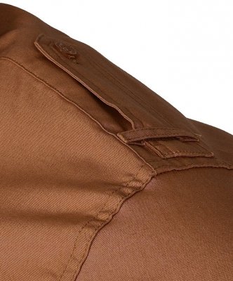 Burberry koszula męska Slim Fit brązowa elegancka 