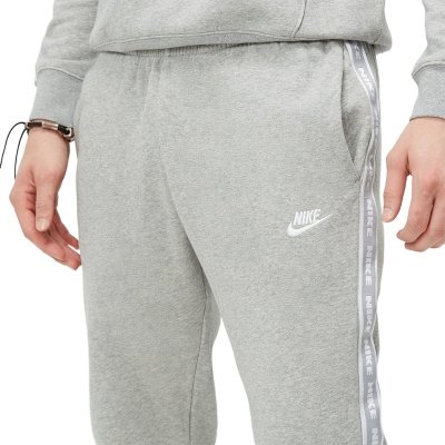 Nike komplet dresowy bawełniany męski spodnie bluza z kapturem szary