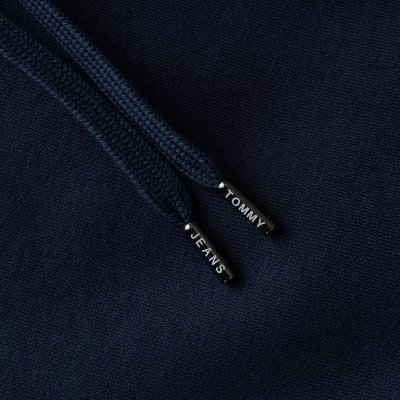 Bluza Tommy Jeans damska kangurka z kapturem granatowa