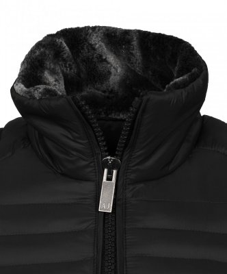 Armani Jeans kurtka męska przejściowa jesienna czarna ze stójką