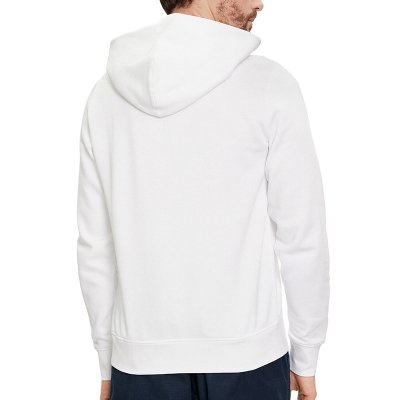 Bluza Tommy Hilfiger męska biała z kapturem bawełniana 