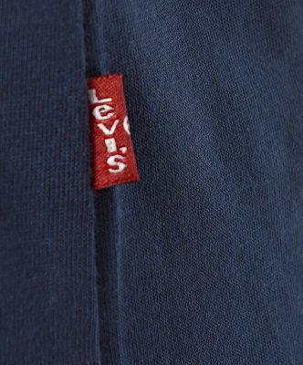 T-shirt damski koszulka Levi's Levis granatowa bawełniana małe logo