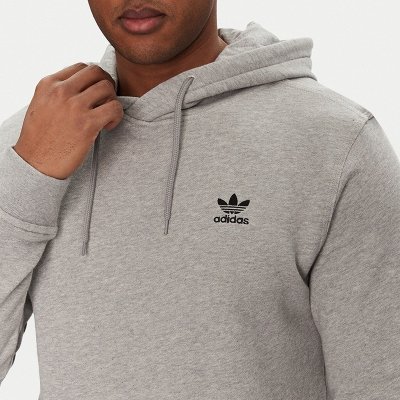 Adidas Originals bluza kangurka z kapturem szara męska