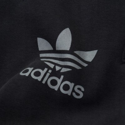 Adidas komplet dresowy bawełniany męski spodnie bluza z kapturem czarny