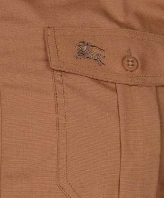 Burberry koszula męska Slim Fit brązowa elegancka 