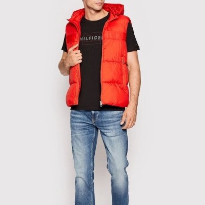 T-shirt Tommy Hilfiger koszulka męska z okrągłym dekoldem czarna