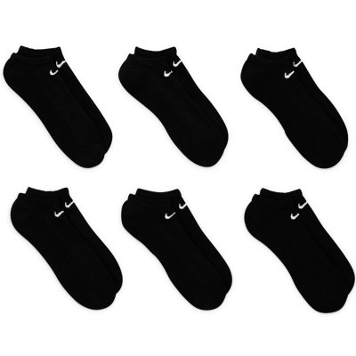 Nike Everyday Cushioned 6 par skarpety krótkie stopki czarne