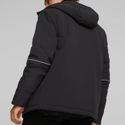 Kurtka męska Puma Ferrari sportowa czarna z kapturem 