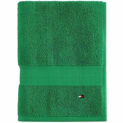 Zestaw ręcznik zielony Tommy Hilfiger bawełniany 2 sztuki