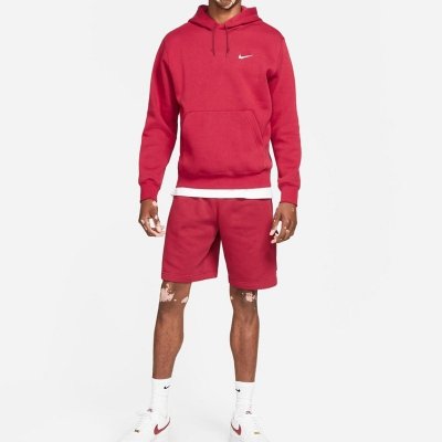 Nike bluza męska kangurka bordowa z kapturem