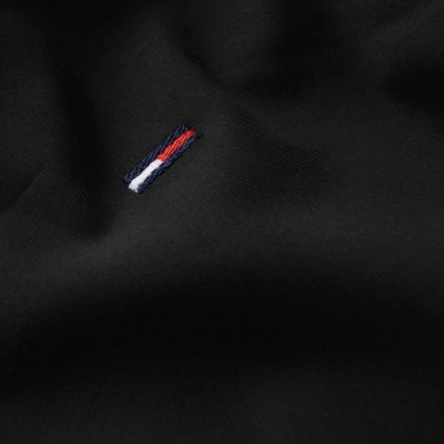 Koszula czarna Tommy Jeans Slim Fit męska logo