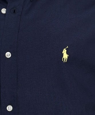 Koszula męska Ralph Lauren granatowa bawełniana