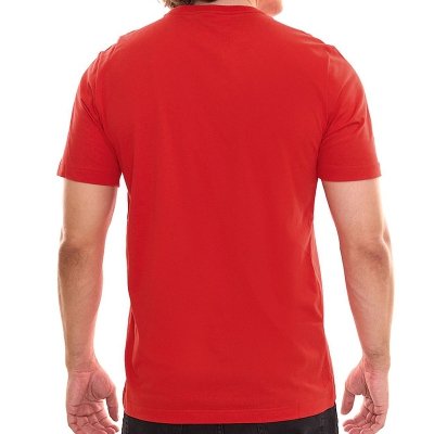 Puma t-shirt czerwony koszulka męska na krótki rękaw logo na piersi