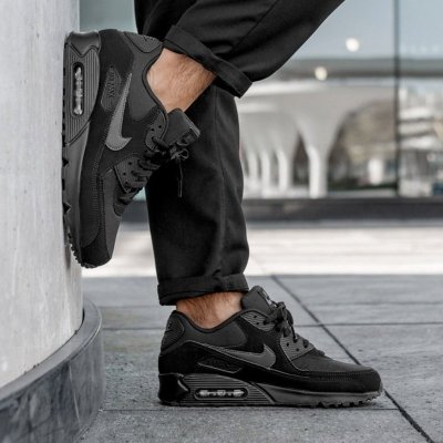 Buty sneakersy Nike Air Max 90 męskie czarne sportowe