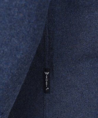 Koszula Armani Jeans granatowa Slim Fit męska logo