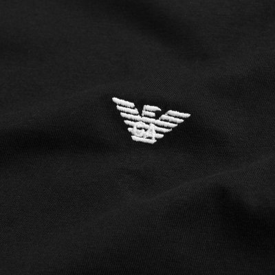 Emporio Armani longsleeve koszulka na długi rękaw męska czarna