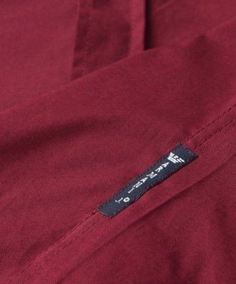 Koszula Armani Jeans bordowa Slim Fit męska logo