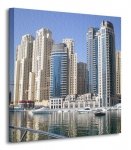 Obraz na płótnie - Dubai Marina Buildings - 40x40 cm